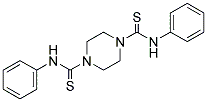 (PHENYLAMINO)(4-((PHENYLAMINO)THIOXOMETHYL)PIPERAZINYL)METHANE-1-THIONE CAS#: 6337-94-6