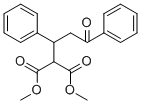 PROPANEDIOIC ACID, 2-(3-OXO-1,3-DIPHENYLPROPYL)-, 1,3-DIMETHYL ESTER CAS#: 67488-98-6
