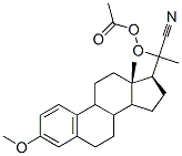 Peracetic acid 20-cyano-3-methoxy-19-norpregna-1,3,5(10)-trien-20-yl ester CAS#: 62623-55-6