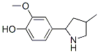 Phenol, 2-methoxy-4-(4-methyl-2-pyrrolidinyl)- (9CI) CAS#: 603089-84-5