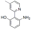 Phenol, 3-amino-2-(4-methyl-2-pyridinyl)- (9CI) CAS#: 615572-75-3