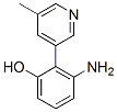 Phenol, 3-amino-2-(5-methyl-3-pyridinyl)- (9CI) CAS#: 615572-96-8