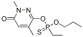 Phosphonothioic acid, ethyl-, O-(1,6-dihydro-1,4-dimethyl-6-oxo-3-pyridazinyl) O-propyl ester CAS#: 63131-73-7