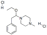 Piperazine, 1-(.beta.-ethoxyphenethyl)-4-methyl-, dihydrochloride CAS#: 6770-46-3