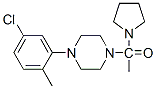 Piperazine, 1-(5-chloro-2-methylphenyl)-4-(1-pyrrolidinylacetyl)- (9CI) CAS#: 604762-58-5