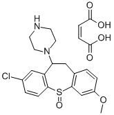 Piperazine, 1-(8-chloro-10,11-dihydro-3-methoxydibenzo(b,f)thiepin-10- yl)-, S-oxide, (Z)-2-butenedioate (1:1) CAS#: 69231-73-8