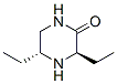 Piperazinone, 3,5-diethyl-, (3R,5R)- (9CI) CAS#: 674792-17-7
