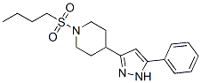 Piperidine, 1-(butylsulfonyl)-4-(5-phenyl-1H-pyrazol-3-yl)- (9CI) CAS#: 606134-92-3