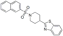 Piperidine, 4-(2-benzothiazolyl)-1-(2-naphthalenylsulfonyl)- (9CI) CAS#: 605629-41-2