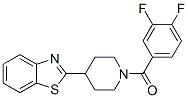 Piperidine, 4-(2-benzothiazolyl)-1-(3,4-difluorobenzoyl)- (9CI) CAS#: 606083-54-9