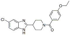 Piperidine, 4-(5-chloro-1H-benzimidazol-2-yl)-1-(4-ethoxybenzoyl)- (9CI) CAS#: 605629-44-5