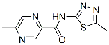 Pyrazinecarboxamide, 5-methyl-N-(5-methyl-1,3,4-thiadiazol-2-yl)- (9CI) CAS#: 606096-90-6