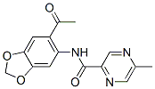 Pyrazinecarboxamide, N-(6-acetyl-1,3-benzodioxol-5-yl)-5-methyl- (9CI) CAS#: 606096-86-0
