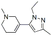 Pyridine, 3-(1-ethyl-3-methyl-1H-pyrazol-5-yl)-1,2,5,6-tetrahydro-1-methyl- (9CI) CAS#: 622403-70-7