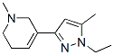 Pyridine, 3-(1-ethyl-5-methyl-1H-pyrazol-3-yl)-1,2,5,6-tetrahydro-1-methyl- (9CI) CAS#: 622403-76-3