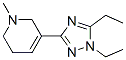 Pyridine, 3-(1,5-diethyl-1H-1,2,4-triazol-3-yl)-1,2,5,6-tetrahydro-1-methyl- (9CI) CAS#: 622403-91-2