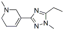 Pyridine, 3-(5-ethyl-1-methyl-1H-1,2,4-triazol-3-yl)-1,2,5,6-tetrahydro-1-methyl- (9CI) CAS#: 622403-88-7