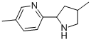 Pyridine, 5-methyl-2-(4-methyl-2-pyrrolidinyl)- (9CI) CAS#: 603089-92-5
