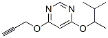 Pyrimidine, 4-(1,2-dimethylpropoxy)-6-(2-propynyloxy)- (9CI) CAS#: 601482-73-9