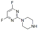 Pyrimidine, 4,6-difluoro-2-(1-piperazinyl)- (9CI) CAS#: 675588-43-9