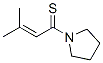 Pyrrolidine, 1-(3-methyl-1-thioxo-2-butenyl)- (9CI) CAS#: 67797-23-3