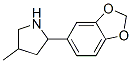 Pyrrolidine, 2-(1,3-benzodioxol-5-yl)-4-methyl- (9CI) CAS#: 603068-46-8