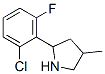 Pyrrolidine, 2-(2-chloro-6-fluorophenyl)-4-methyl- (9CI) CAS#: 603089-82-3