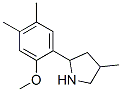 Pyrrolidine, 2-(2-methoxy-4,5-dimethylphenyl)-4-methyl- (9CI) CAS#: 603068-64-0