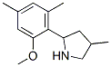 Pyrrolidine, 2-(2-methoxy-4,6-dimethylphenyl)-4-methyl- (9CI) CAS#: 603068-98-0