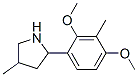 Pyrrolidine, 2-(2,4-dimethoxy-3-methylphenyl)-4-methyl- (9CI) CAS#: 603068-95-7