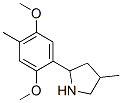 Pyrrolidine, 2-(2,5-dimethoxy-4-methylphenyl)-4-methyl- (9CI) CAS#: 603068-71-9