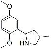 Pyrrolidine, 2-(2,5-dimethoxyphenyl)-4-methyl- (9CI) CAS#: 603068-42-4