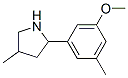 Pyrrolidine, 2-(3-methoxy-5-methylphenyl)-4-methyl- (9CI) CAS#: 603068-86-6