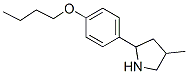 Pyrrolidine, 2-(4-butoxyphenyl)-4-methyl- (9CI) CAS#: 603089-63-0