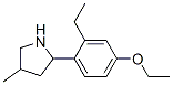 Pyrrolidine, 2-(4-ethoxy-2-ethylphenyl)-4-methyl- (9CI) CAS#: 603069-06-3