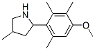 Pyrrolidine, 2-(4-methoxy-2,3,6-trimethylphenyl)-4-methyl- (9CI) CAS#: 603089-80-1