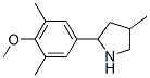 Pyrrolidine, 2-(4-methoxy-3,5-dimethylphenyl)-4-methyl- (9CI) CAS#: 603068-63-9