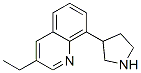 Quinoline, 3-ethyl-8-(3-pyrrolidinyl)- (9CI) CAS#: 695185-35-4