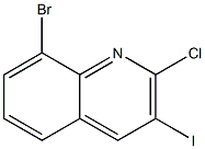 Quinoline, 8-bromo-2-chloro-3-iodo- CAS#: 590371-88-3