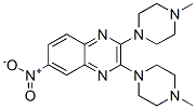 Quinoxaline, 2,3-bis(4-methyl-1-piperazinyl)-6-nitro- CAS#: 64262-08-4