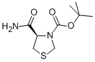 (R)-TERT-BUTYL 4-CARBAMOYLTHIAZOLIDINE-3-CARBOXYLATE CAS#: 61434-85-3