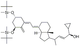 (R,E)-4-((1R,3aS,7aR,E)-4-((E)-2-((3S,5R)-3,5-bis(tert-butyldiMethylsilyloxy)-2-Methylenecyclohexylidene)ethylidene)-7a-Methyloctahydro-1H-inden-1-yl)-1-cyclopropylpent-2-en-1-ol CAS#: 565429-94-9