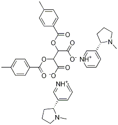 S-(-)-3-(1-Methyl-2-pyrrolidinyl)pyridiniuM (+)-Di-p-toluoyl Tartrate CAS#: 68935-26-2