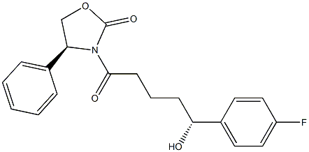 (S)-3-((R)-5-(4-fluorophenyl)-5-hydroxypentanoyl)-4-phenyloxazolidin-2-one CAS#: 528565-93-7