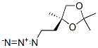 (S)-4-(2-Azidoethyl)-2,2,4-trimethyl-1,3-dioxolane CAS#: 64018-45-7
