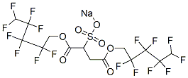 (Sodiooxysulfonyl)succinic acid bis(2,2,3,3,4,4,5,5-octafluoropentyl) ester CAS#: 62607-32-3