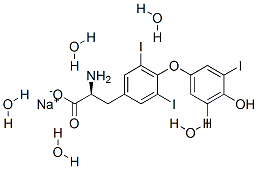 Sodium levothyroxine pentahydrate CAS#: 6106-07-6