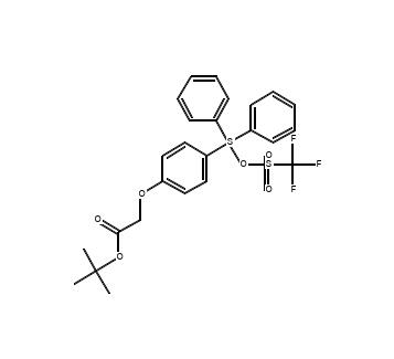 Strcuture of Boc-methoxyphenyldiphenylsulfonium triflate CAS 180801-55-2