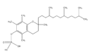 Structure of +--ALPHA-TOCOPHEROL PHOSPHATE DISODIUM SALT CAS 60934-46-5
