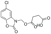 Succinic acid hydrogen 1-(5-chloro-2-oxobenzoxazol-3-yl)methyl ester CAS#: 63992-03-0